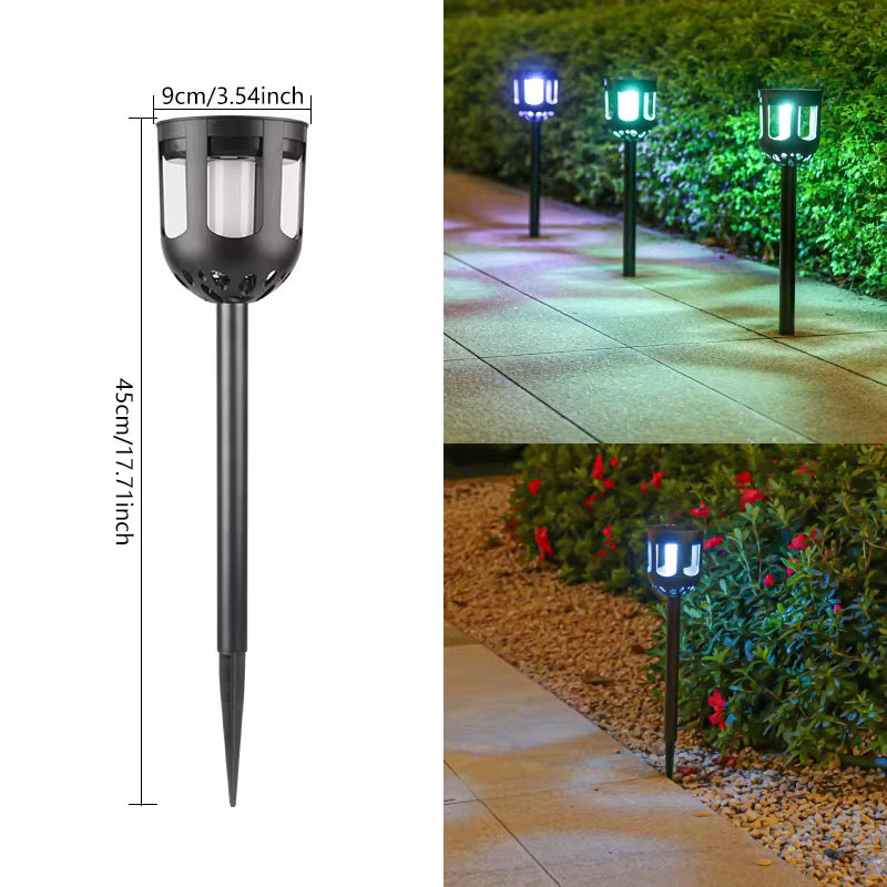 Set 4x Lampi Solare Pentru Gradina, IP 44, H45 Cm
