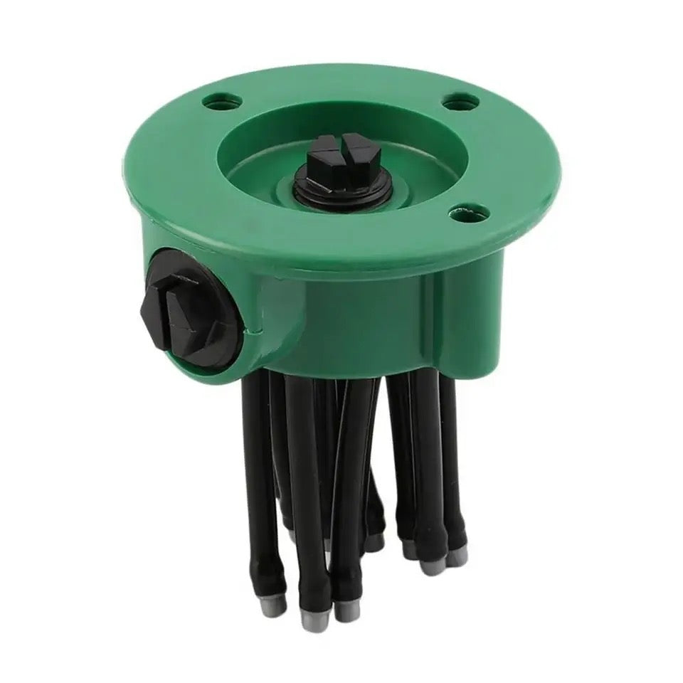 Aspersor Multifunctional De Gradina , 360 Grade, Cu 12 Tuburi Flexibile