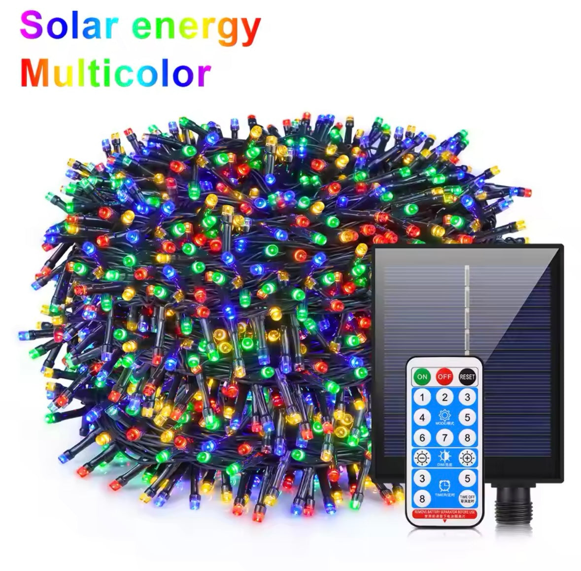 Instalatie LED cu panou solar si controler, IP44