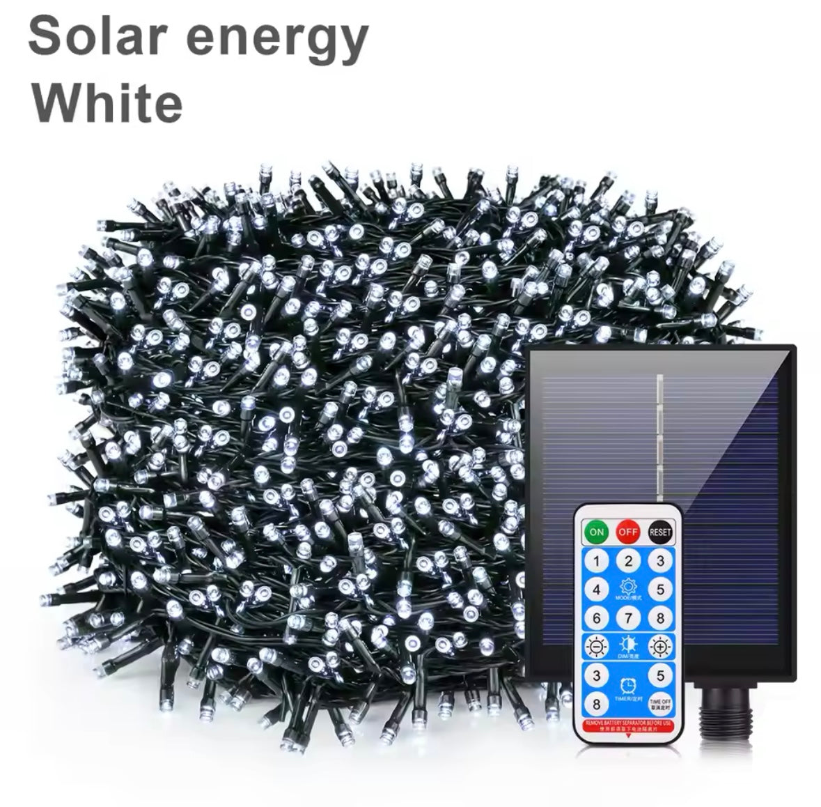 Instalatie LED cu panou solar si controler, IP44
