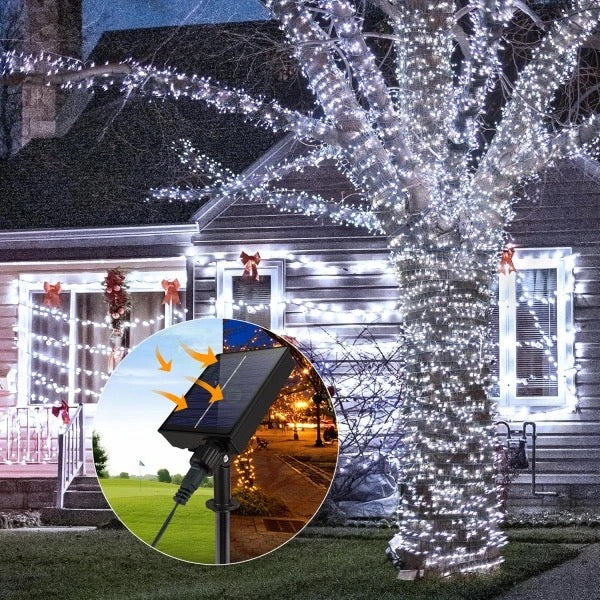 Instalatie LED cu panou solar si controler, IP44