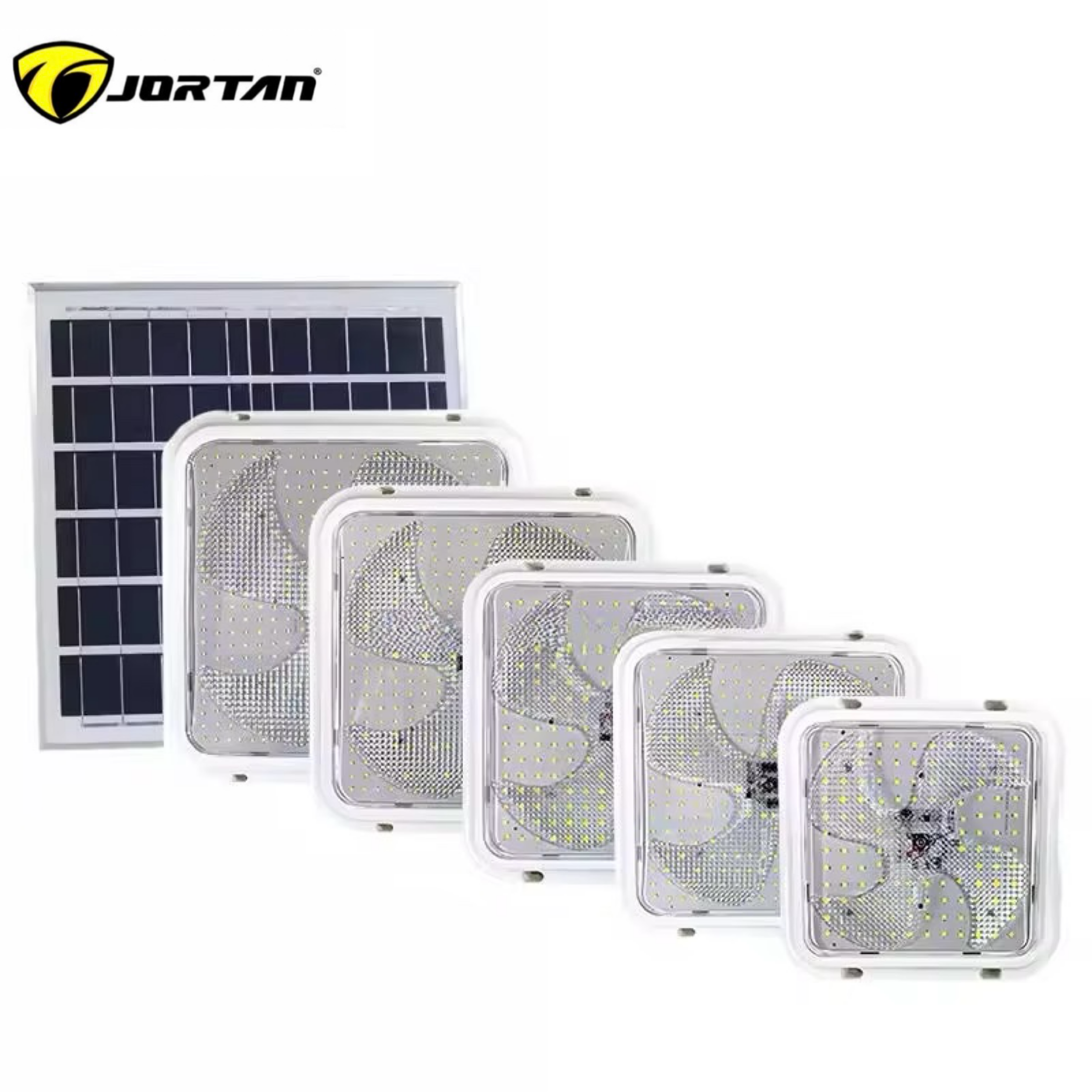 Lampă Plafonieră Solara LED Jortan 200W, 100W, 60W, 40W Alb Rece/Cald, cu Telecomanda