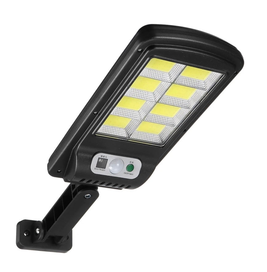 Set 5 x Lampi cu Incarcare Solara 8 celule 150W, 160 LED-uri COB, telecomanda