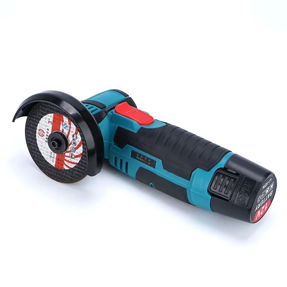 Mini Polizor Unghiular Flex Electric cu Acumulator, Portabil, 12V, Disc 76/10mm