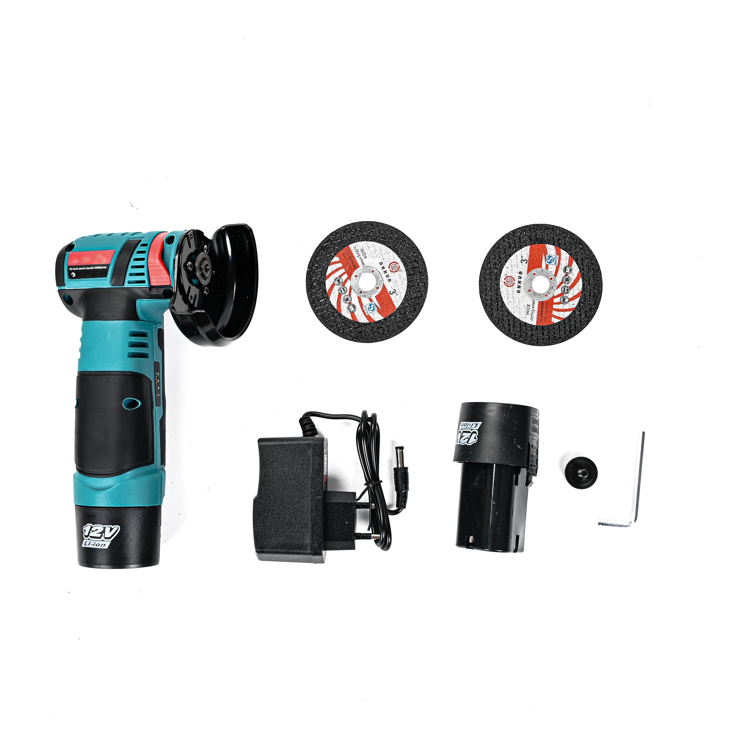Mini Polizor Unghiular Flex Electric cu Acumulator, Portabil, 12V, Disc 76/10mm