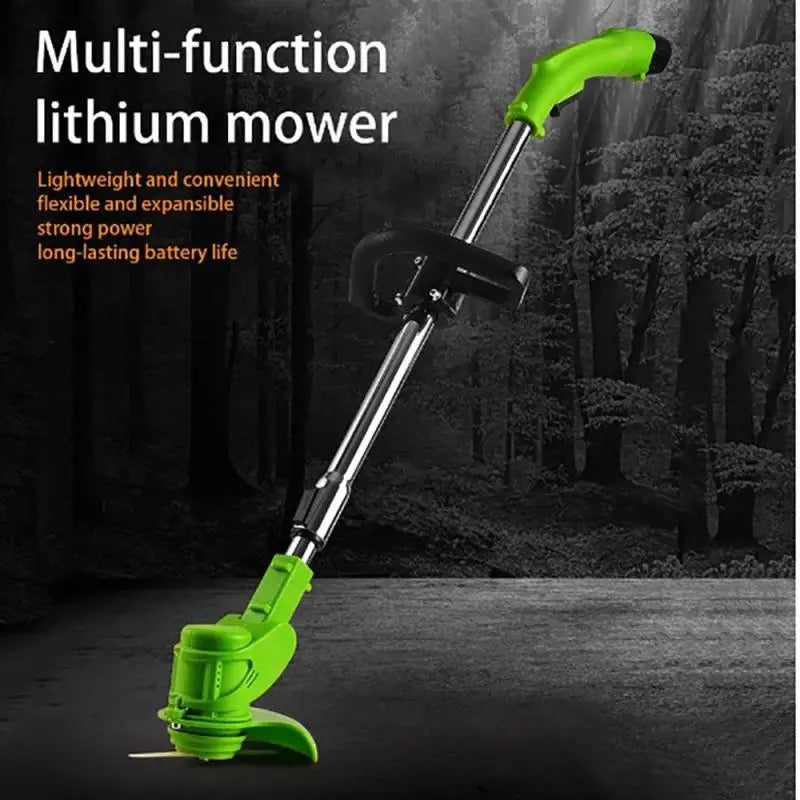 Motocoasa electrica cu 2 Acumulatori, 12V, Autonomie 4 ore 20000 RPM