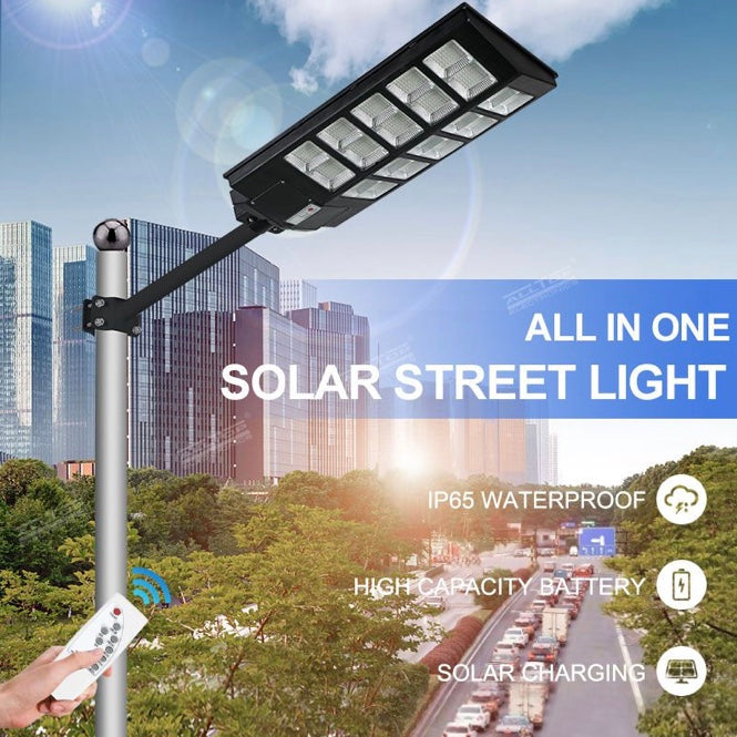 Set 2x Lampi Solare LED, Jortan, 1000W