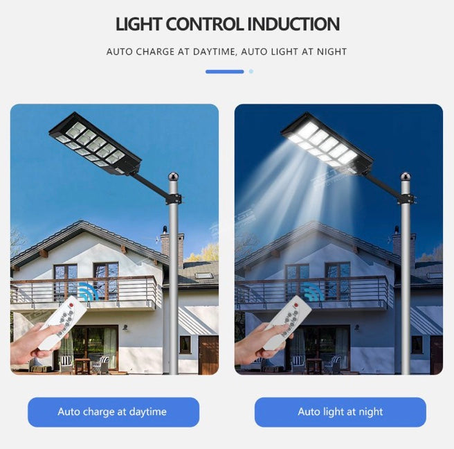 Set 2x Lampi Solare LED, Jortan, 1000W