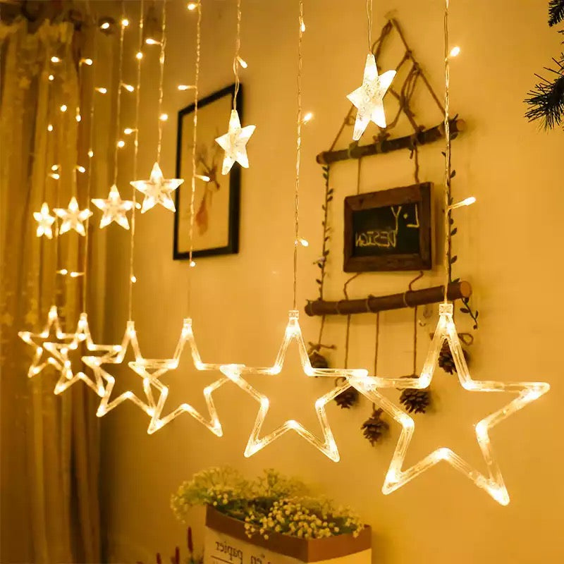 Instalatie de craciun, Perdea luminoasa ploaie