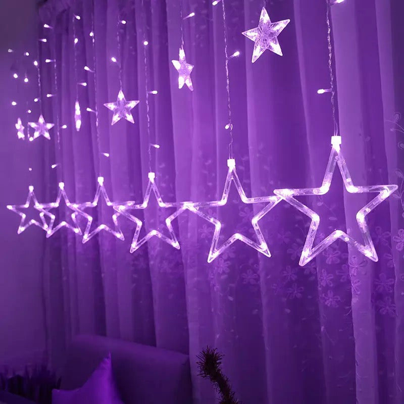 Instalatie de craciun, Perdea luminoasa ploaie