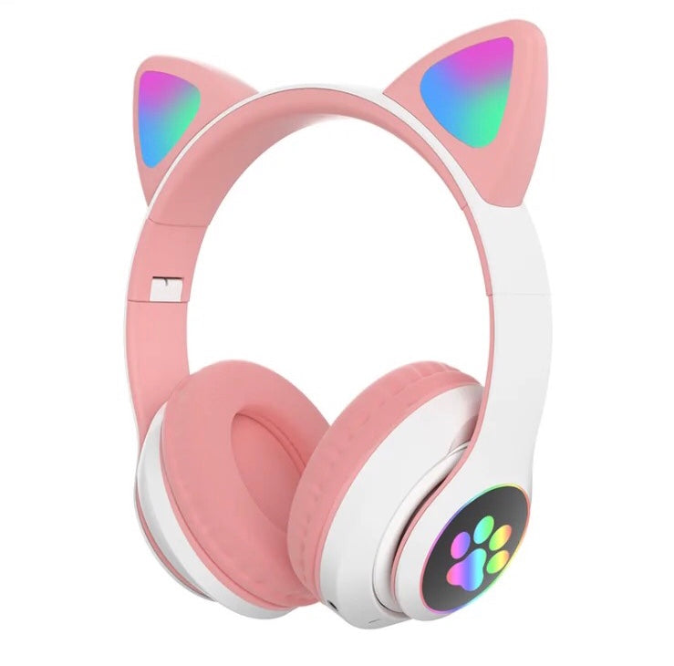 Casti WIRELESS Pliable Cu Urechi De PISICA