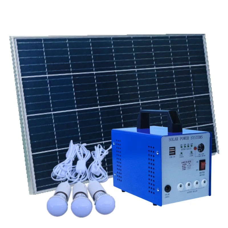 Sistem Voltaic GDLITING Gd-8018 Cu 3 Becuri, 2 X Usb Si Panou Voltaic