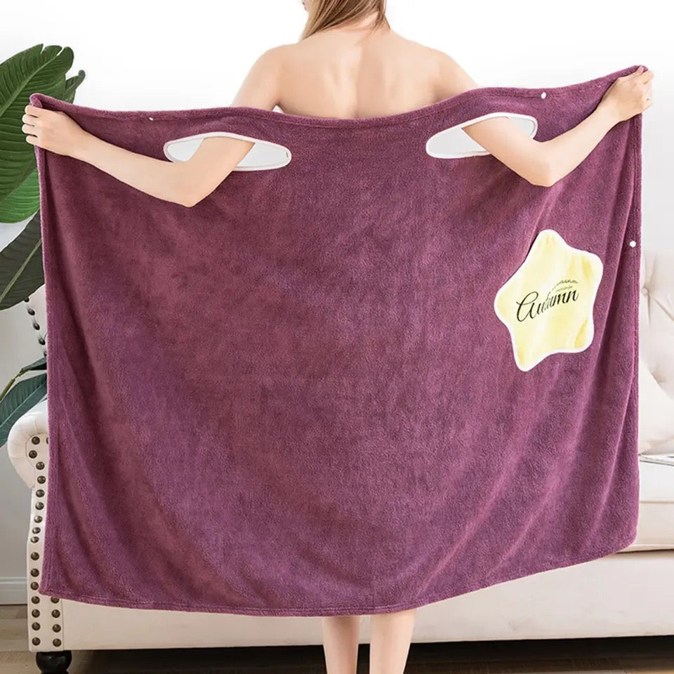 Halat de Baie tip Prosop, Model Unisex