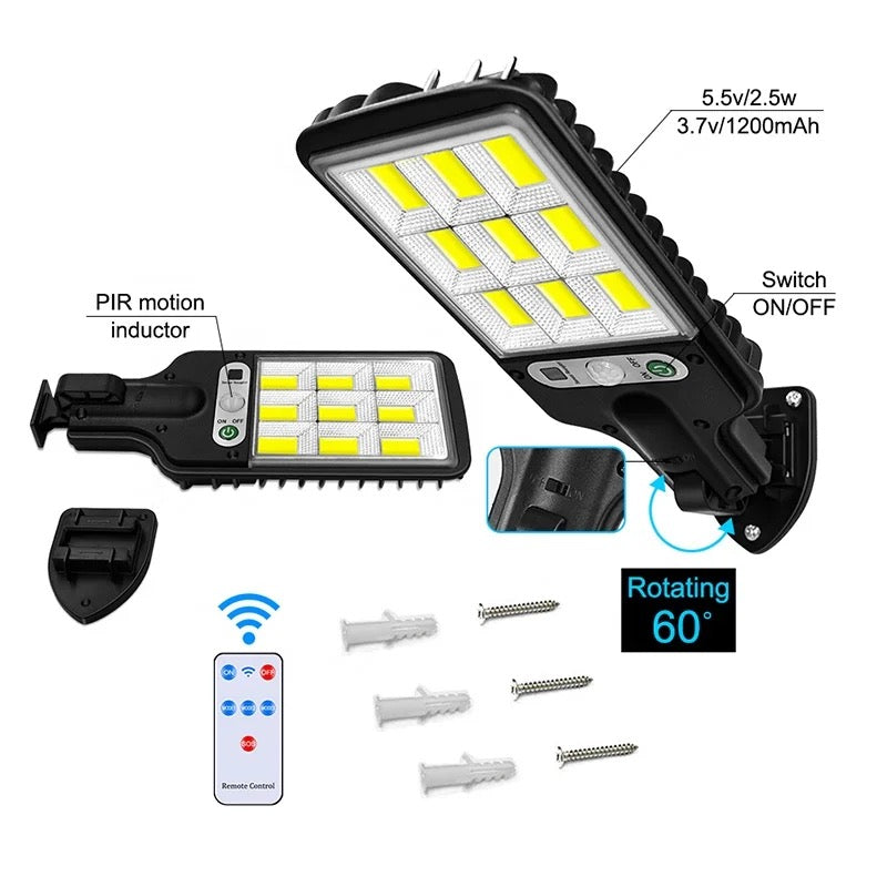 Set 5 x Lampi solare de exterior, rezistentă la apă, cu 3 Moduri de iluminare