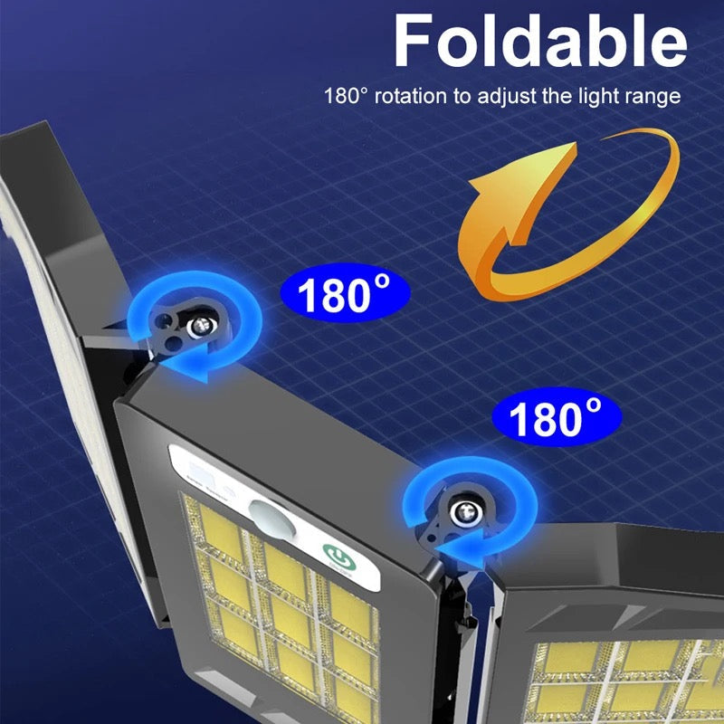 Lampa Solara Stradala Tripla, COB