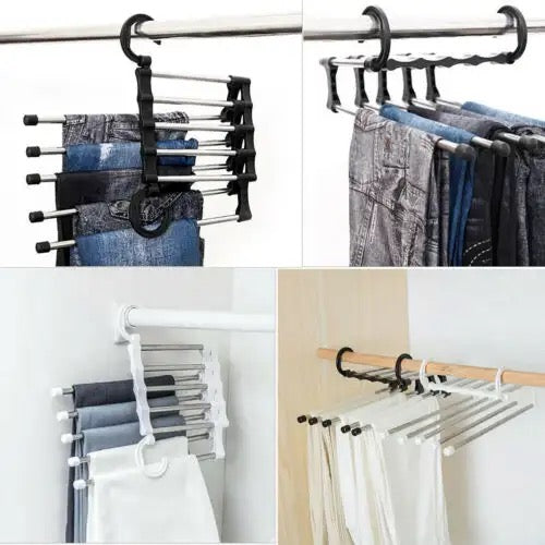 Set 2 x umeras organizator pantaloni, in cascada