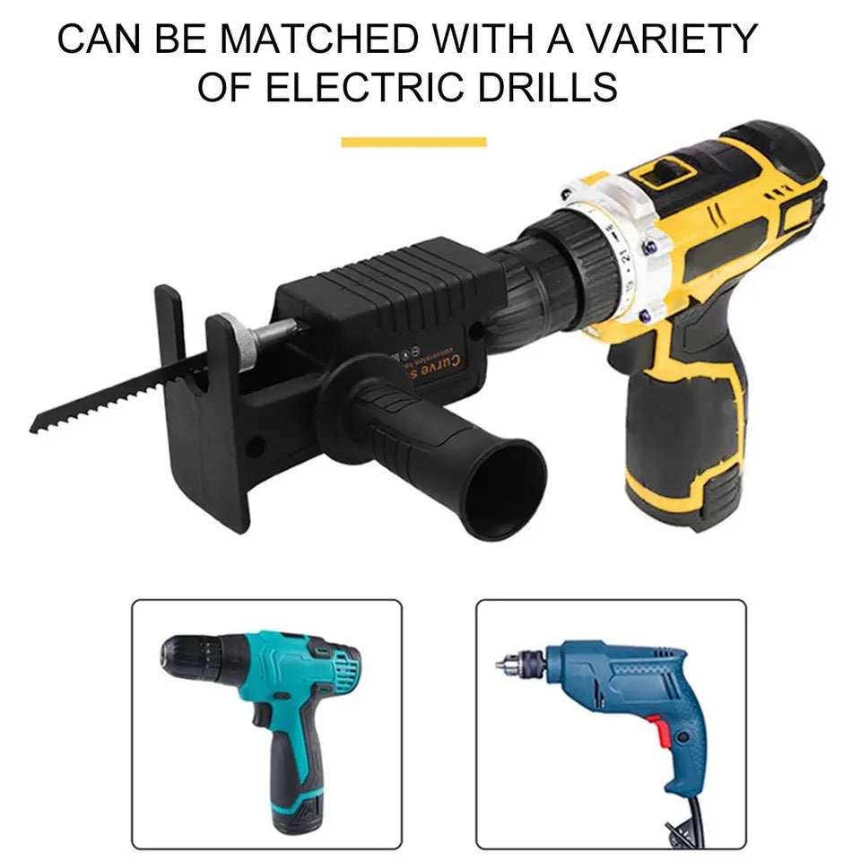 ADAPTOR DE FIERASTRAU LANCE PENTRU BORMASINA ELECTRICA, MULTIFUNCTIONAL, PORTABIL, CU 3 LAME