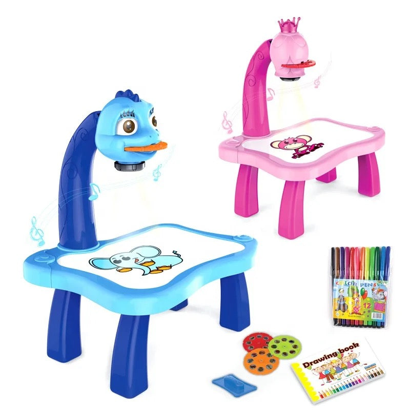 Tabla de desenat cu proiector holografic 3 diapozitive