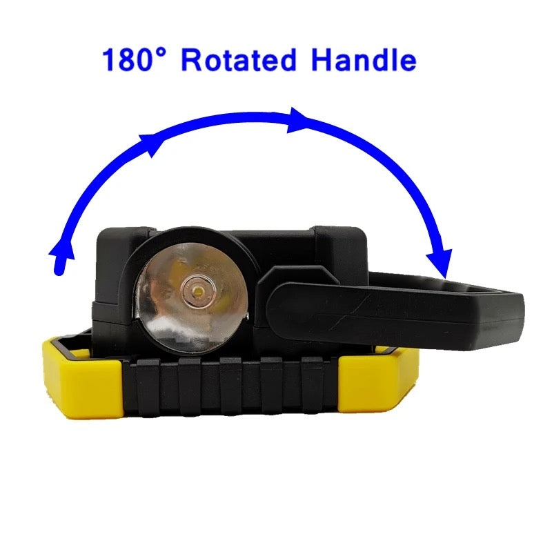 Lampa LED 50W portabila cu incarcare solara si functie Power Bank Waterproof IP 65