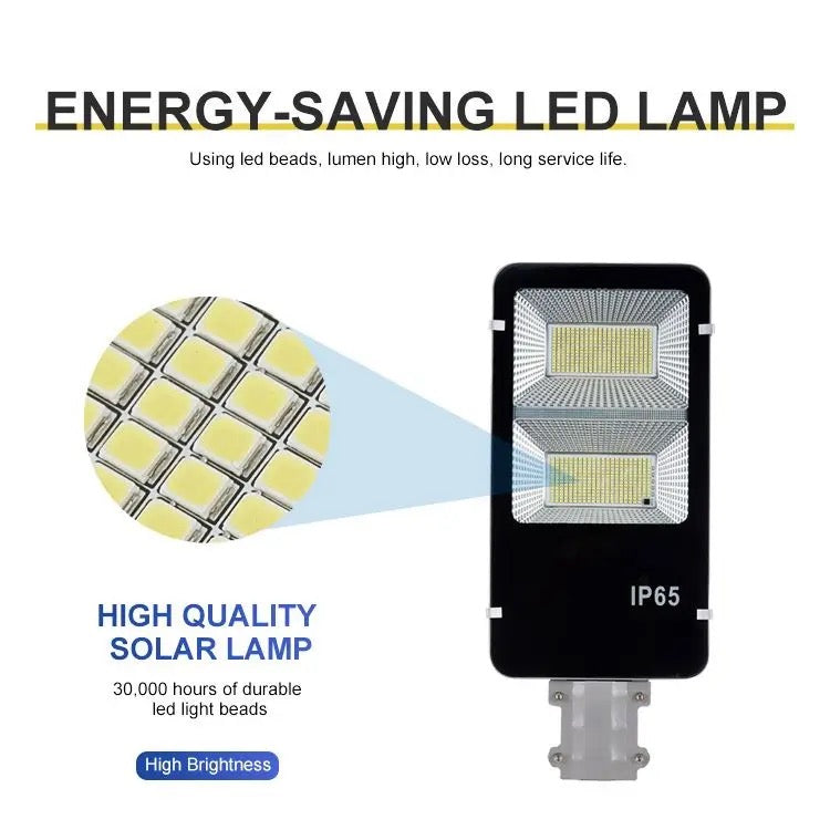 Lampa solara stradala LED, Jortan, 200W