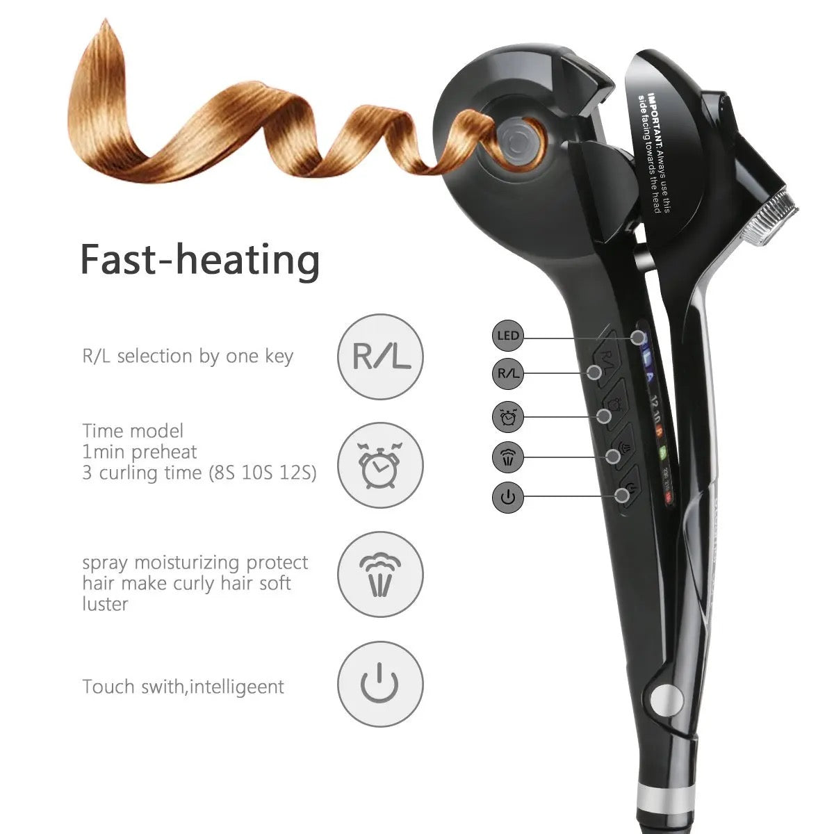 Ondulator de Par, BBliss Pro Perfect Curl