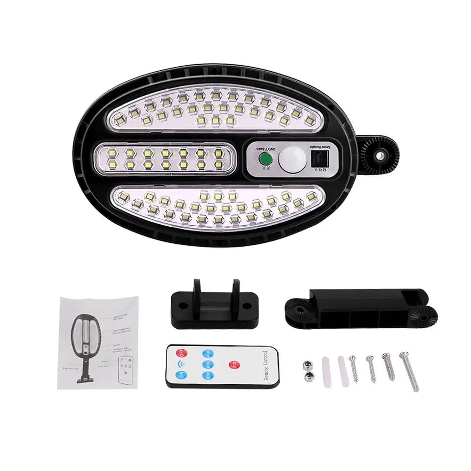 Lampa Solara, 30W, 106 LED , 3 moduri de functionare , 90 SMD ,WOLF WORLD™