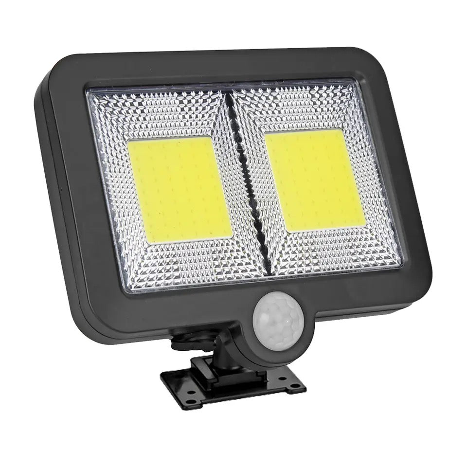 Proiector solar SL-F108 COB senzor de lumina si miscare, negru ip 44