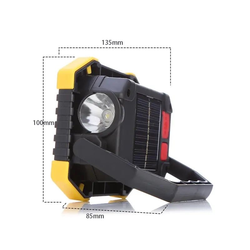 Lampa LED 50W portabila cu incarcare solara si functie Power Bank Waterproof IP 65