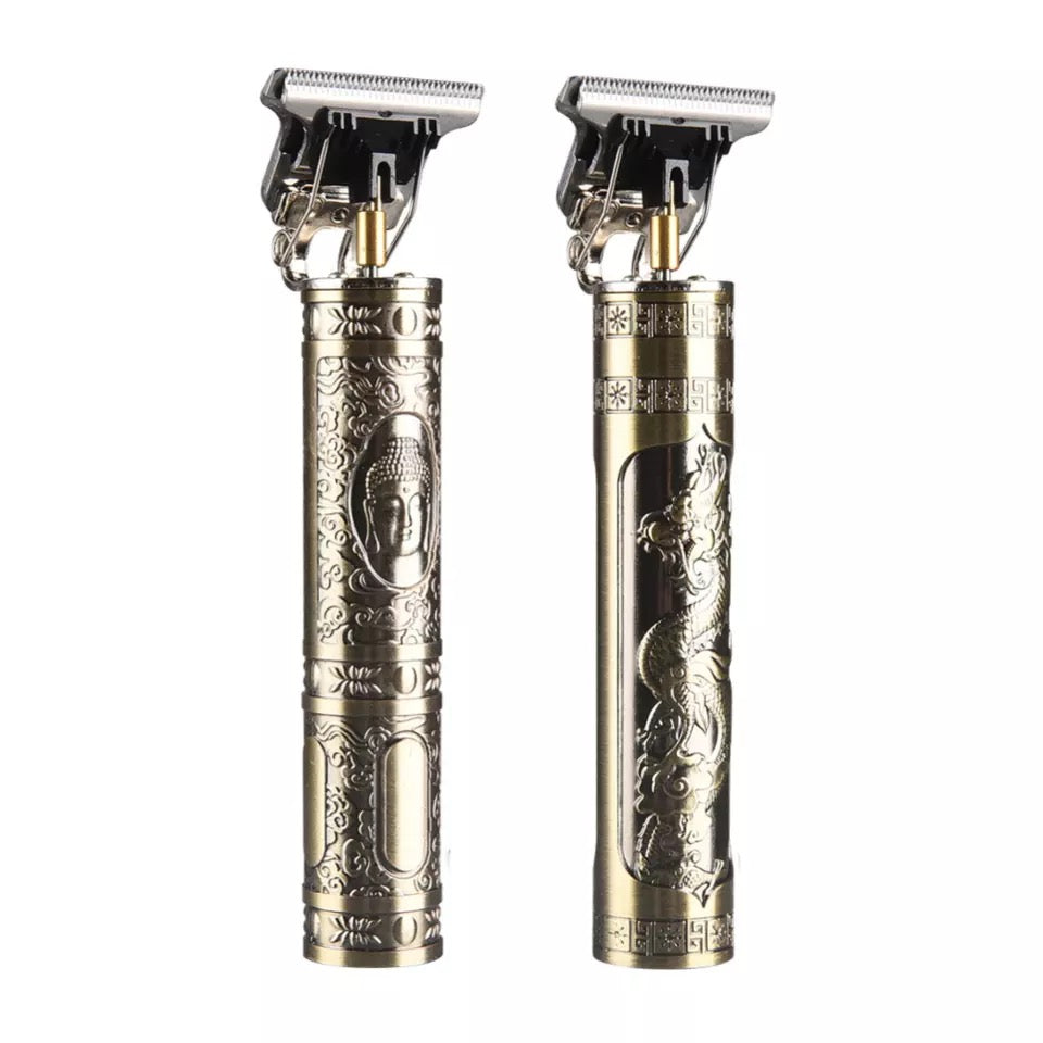 Set 2 X Aparate Masina de Tuns, Ras cu precizie pentru Contur fara Fir, Lame din Inox Incarcare USB