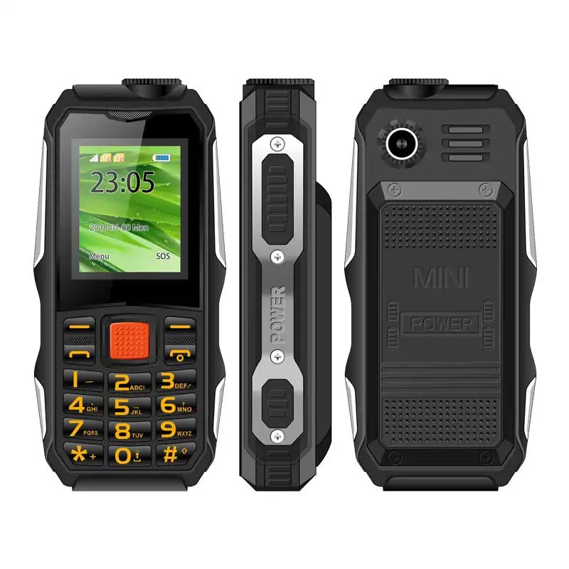Telefon militar antisoc 2800 mAh, Dual SIM, FM radio