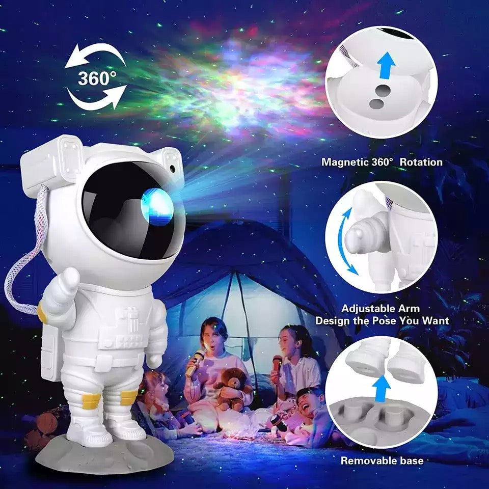 Lampa LED cu proiector Galaxy astronaut Starry Sky