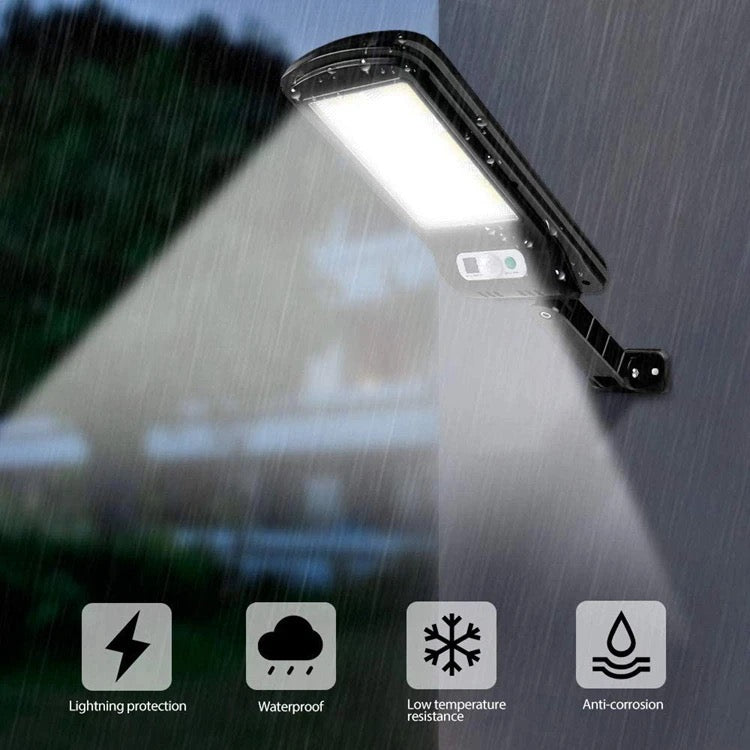 Lampa cu Incarcare Solara 8 celule 150W, 160 LED-uri COB, telecomanda
