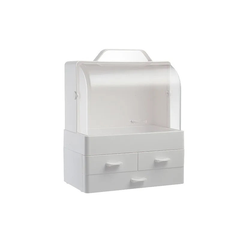 Organizator Produse Cosmetice, Portabil, Rezistent la Apa, 4 Compartimente de Depozitare