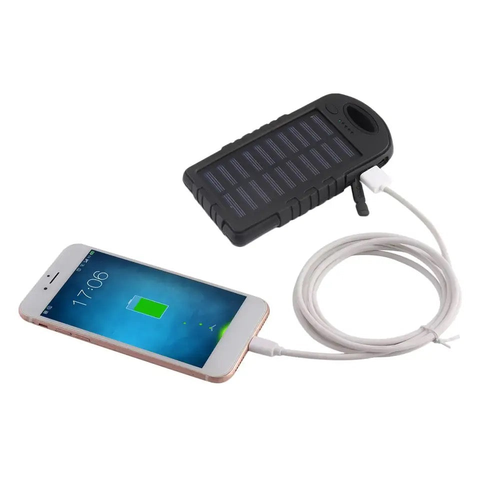 Baterie externa cu incarcare solara, PowerBank, ES500, 5000mAh