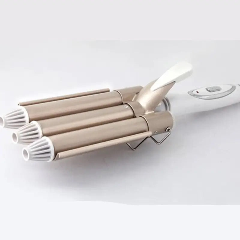 Ondulator Profesional cu Tehnologie Ionica si 3 Tuburi Ceramice