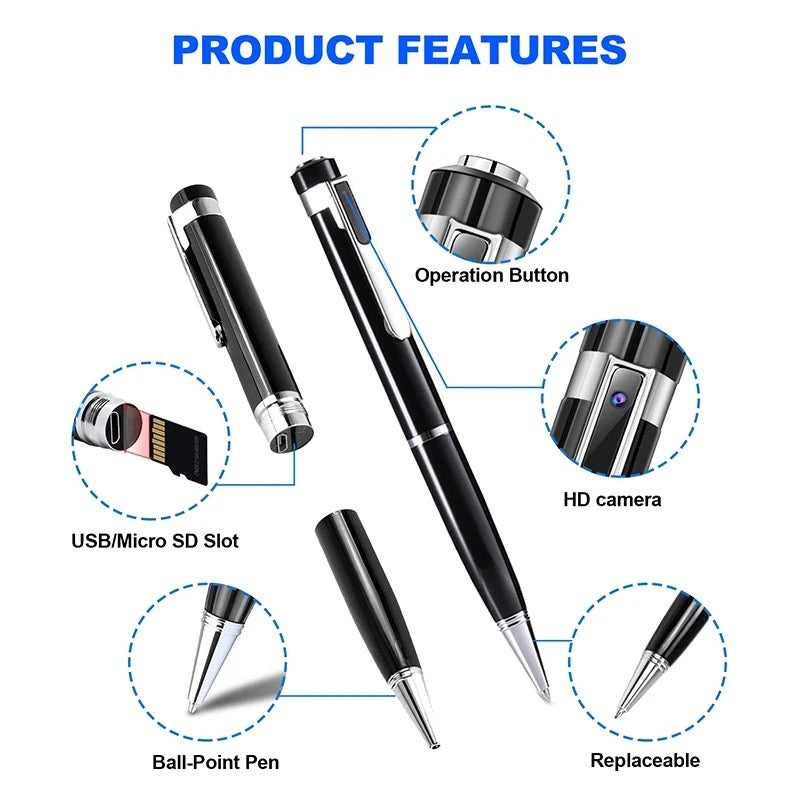 Pix Spion Camera 1080 HD si Microfon , Inregistrare Audio Video, Foto , Aparat Spion cu Camera Ascunsa