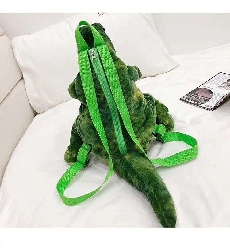 Rucsac din plus in forma de dinozaur