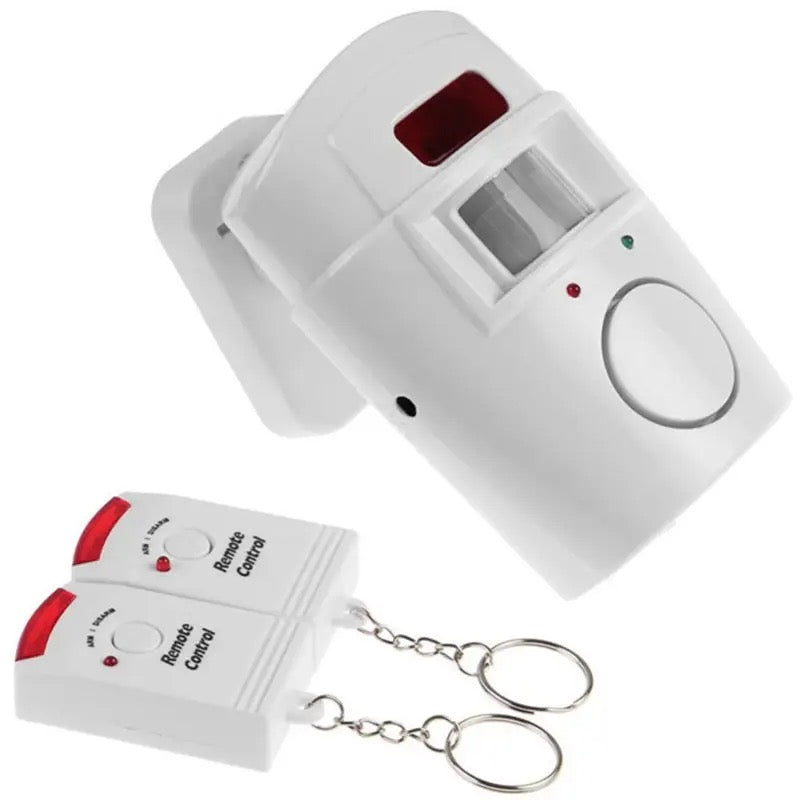 Alarma wireless cu 2 telecomenzi si senzor de miscare cu infrarosu