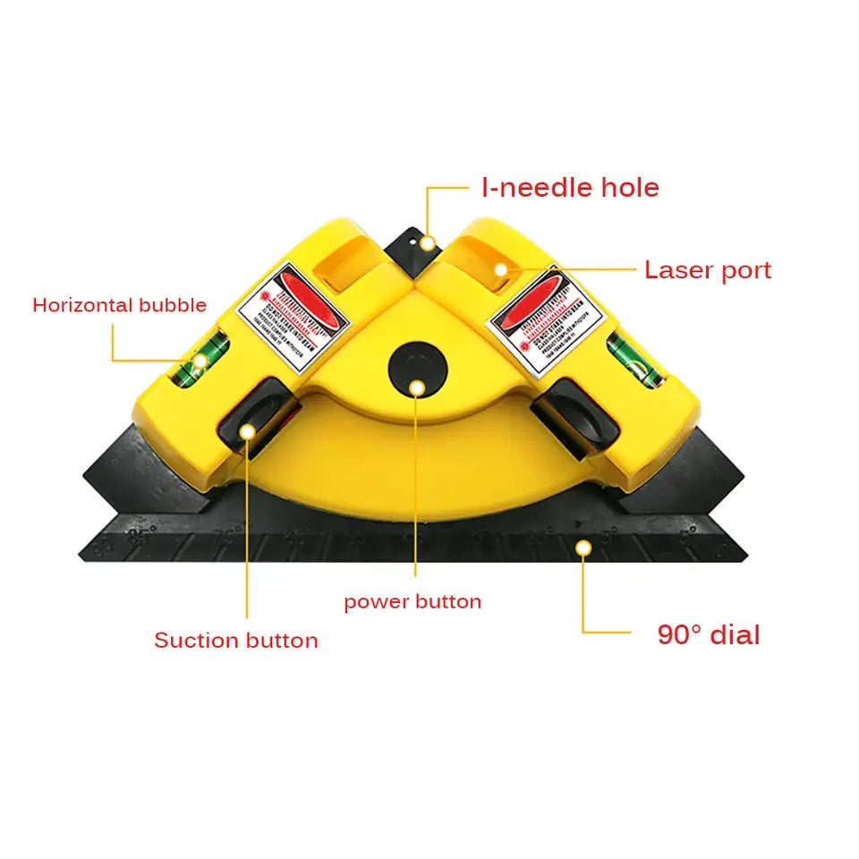 Nivela cu laser pentru colturi - unghi 90 grade