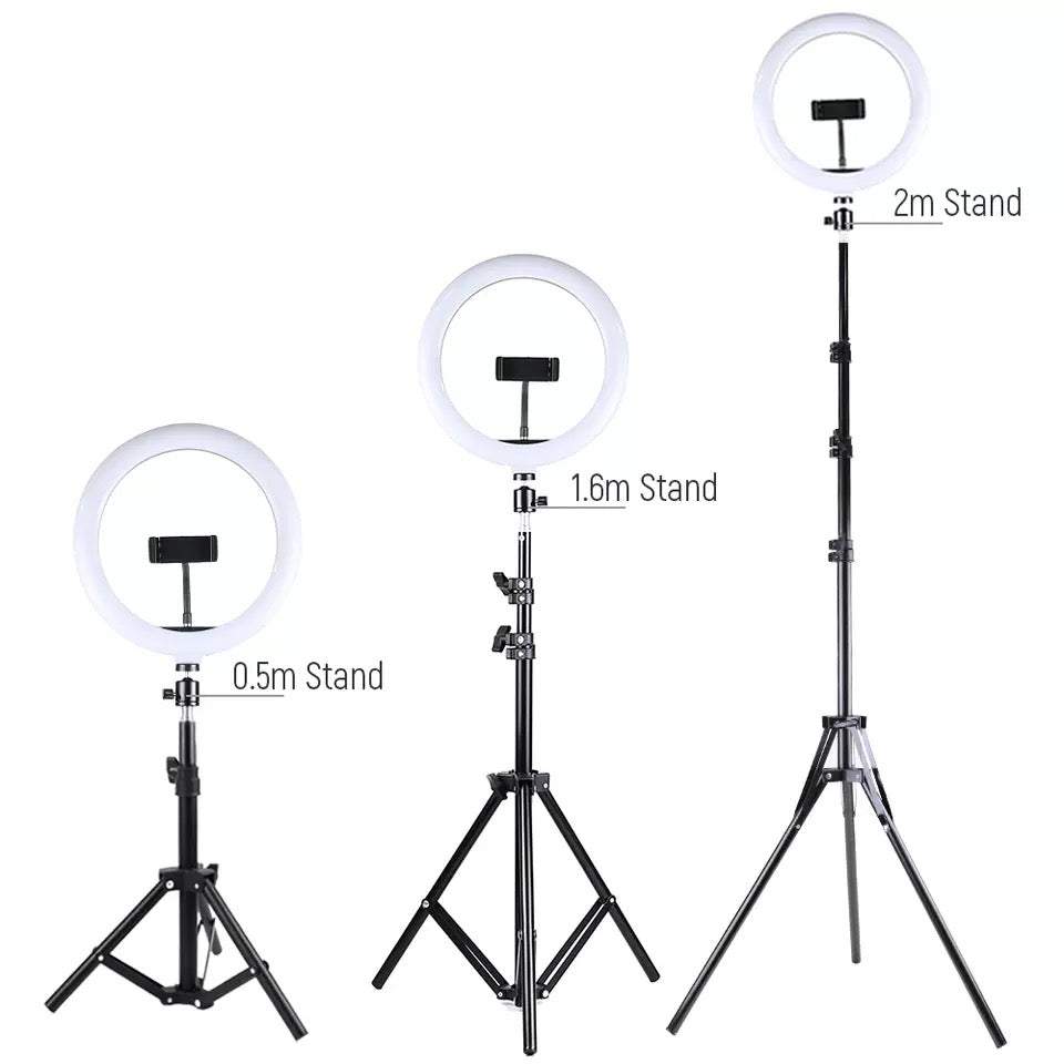Lampa circulara  Ring Light model Studio, diametru + stativ , RGB