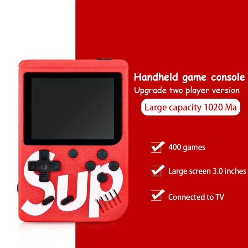 Mini Consola Portabila Retro Sup Game Box Plus 400 Jocuri