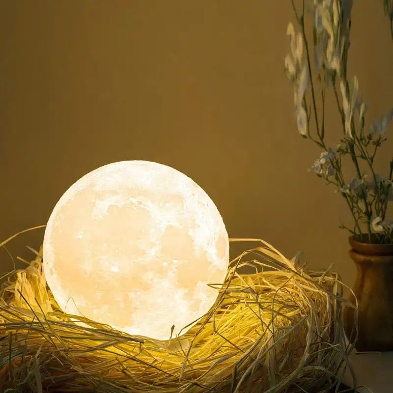 Lampa De Veghe Cu Umidificator, Luna DEKA Moon 3D, 880 Ml