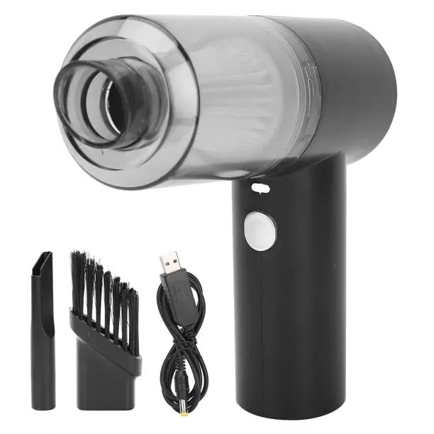 Mini aspirator portabil 2 in 1 fara fir cu incarcare prin USB