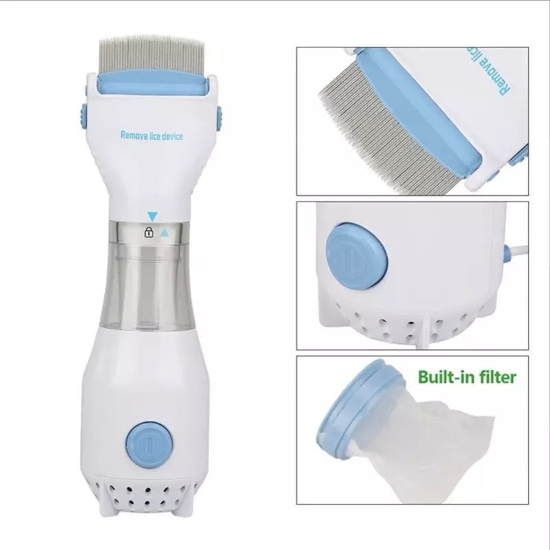 Pieptene aspirator impotriva paduchilor si parazitilor, V-Comb