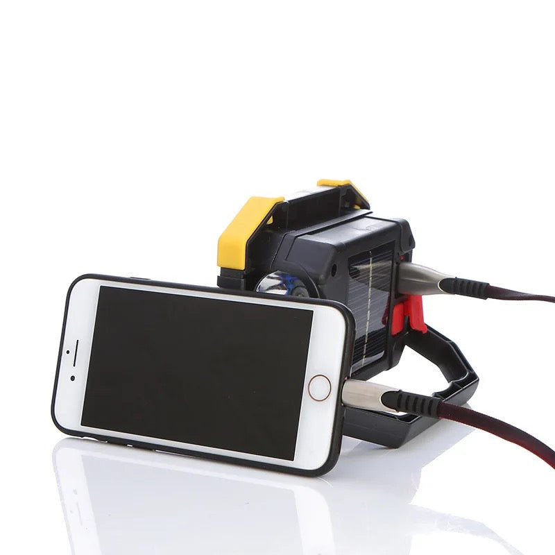 Lampa LED 50W portabila cu incarcare solara si functie Power Bank Waterproof IP 65