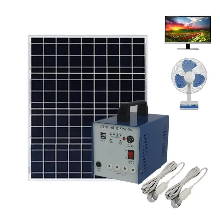Sistem Voltaic GDLITING Gd-8018 Cu 3 Becuri, 2 X Usb Si Panou Voltaic