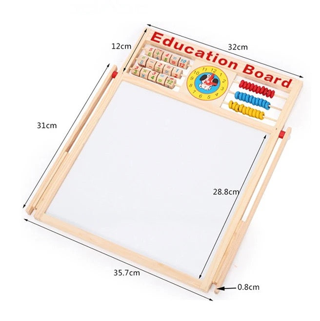 Tabla Educativa Multifunctionala Pentru Copii 40 X 40 Cm