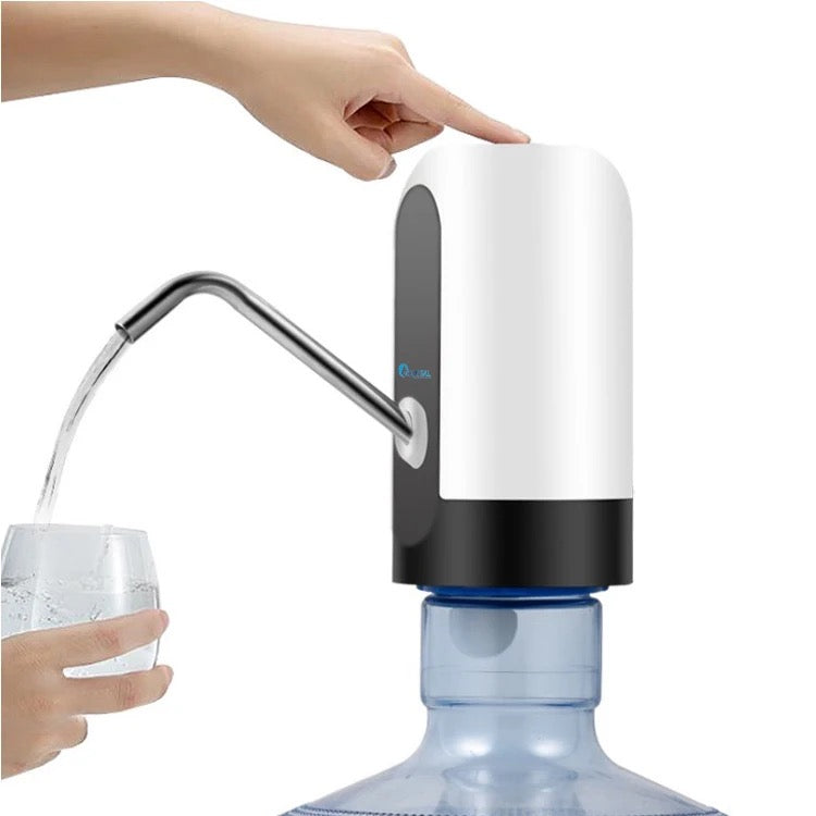 Pompa pentru bidon electrica, dozator, dispenser apa de baut, uz casnic, incarcare USB, AquaZen