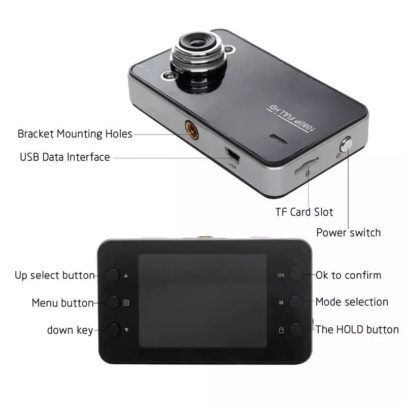 Camera Video Trafic, Auto DVR Full HD 1080p, display 2,7 inch