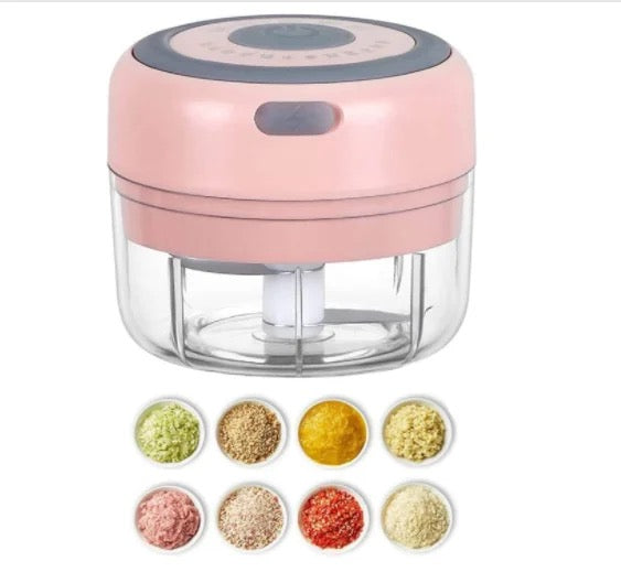 Tocator electric portabil pentru usturoi, nuci, carne, legume 2L